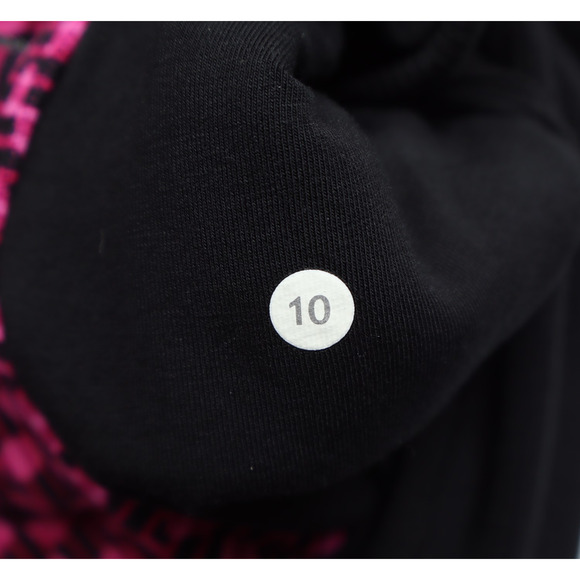 Lululemon Women's Radiant Jacket Deep Dive Berry Rumble Black Sz 10 - Picture 7 of 10